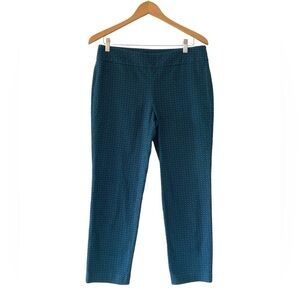 LOFT 6 Marisa cropped pant blue black